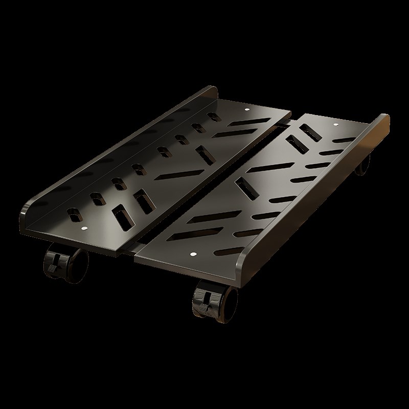 惠州市电脑主机托架支架可移动机箱底座带滑轮家用台式办公室托盘