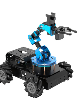 幻尔 树莓派机械臂 麦克纳姆轮ython编程视觉 O机器人智能小车