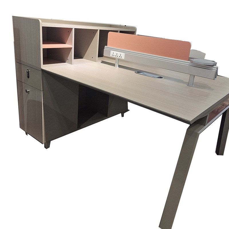 职员办公桌椅组合2两人位简约现代办公室桌子屏风工位电脑桌卡座