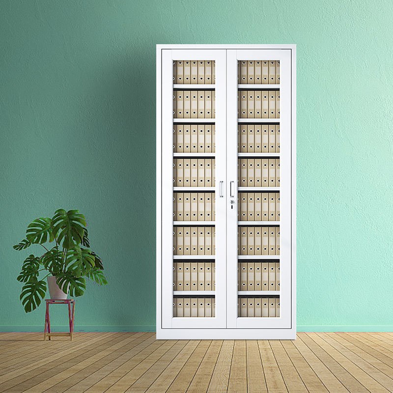 文件柜办公室铁皮柜子带锁储物柜资料柜财务档案柜凭证柜钢制书柜