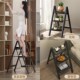 肯泰梯子家用折叠伸缩多功能人字梯室内爬梯便携加厚三步梯凳楼梯
