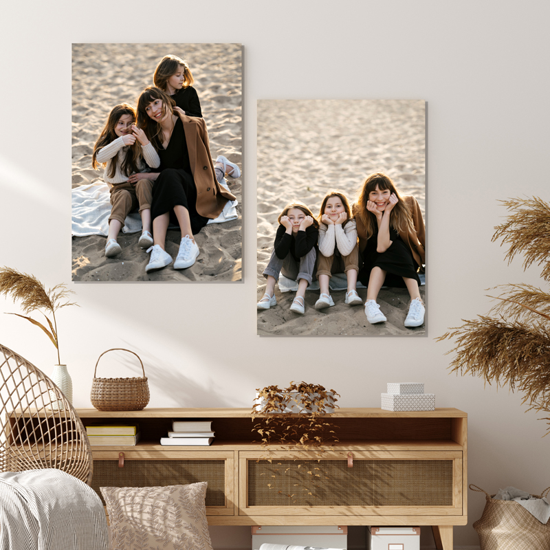 照片定制油画布无框画放大挂墙摄影相片冲洗打印艺术微喷装裱做框