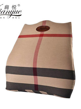 肩悦汽车腰靠 护腰靠垫记忆棉腰枕腰部支撑靠枕舒适透气 车用腰垫