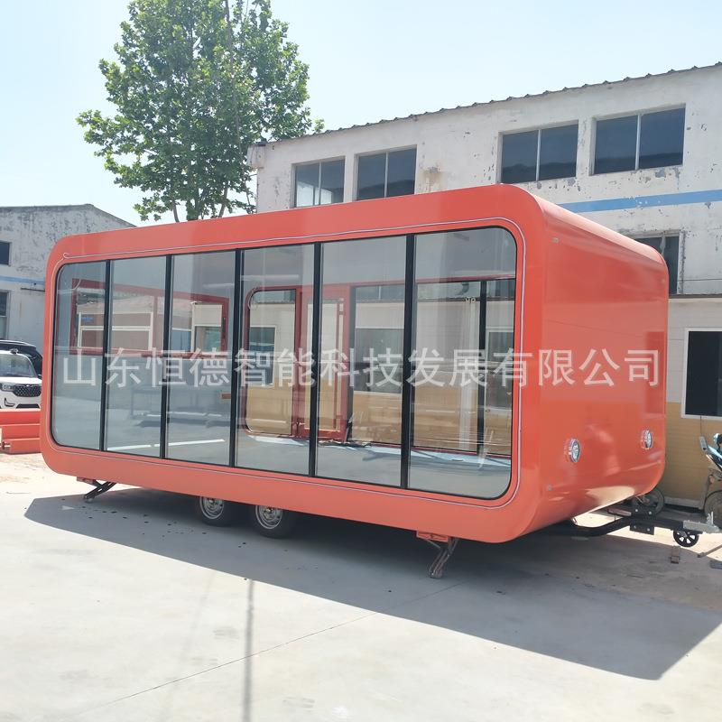 太空舱民宿网红移动别墅新型集成房屋露营苹果仓多功移动苹果仓