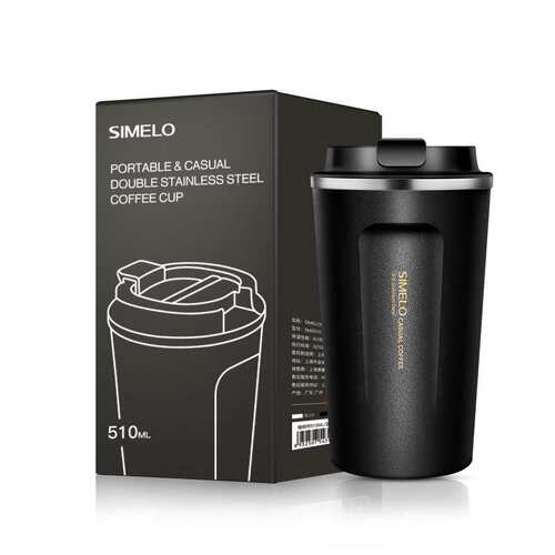 SIMELO 印象京都系列随行咖啡杯316不锈钢真空保温壶车载随行杯子