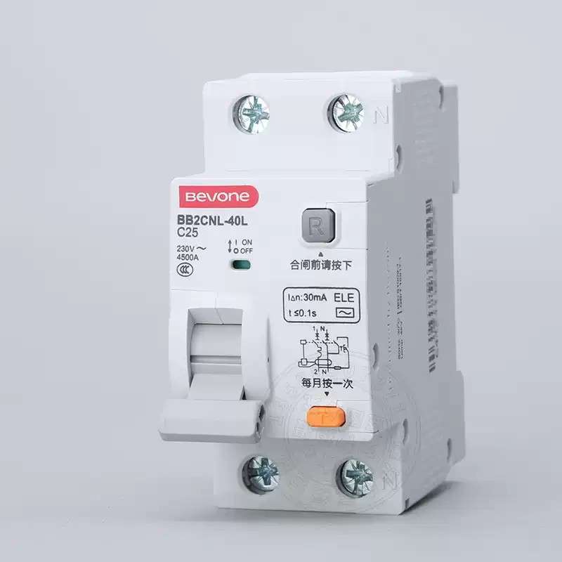 北京北元电器小型漏电断路器BB2CNL-40L_1P+N_C型空气开关6_20_32
