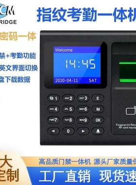 跨境热销F30带屏指纹密码按键刷卡RFID Keypad Access Control