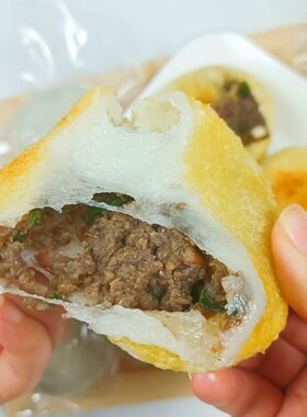 安顺油炸粑特色小吃豆沙粑糯米粑