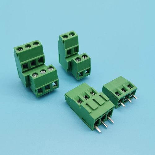 螺钉式KF128HL/128A 128B-5.08MM双层PCB接线端子 2P 3P 高低拼接