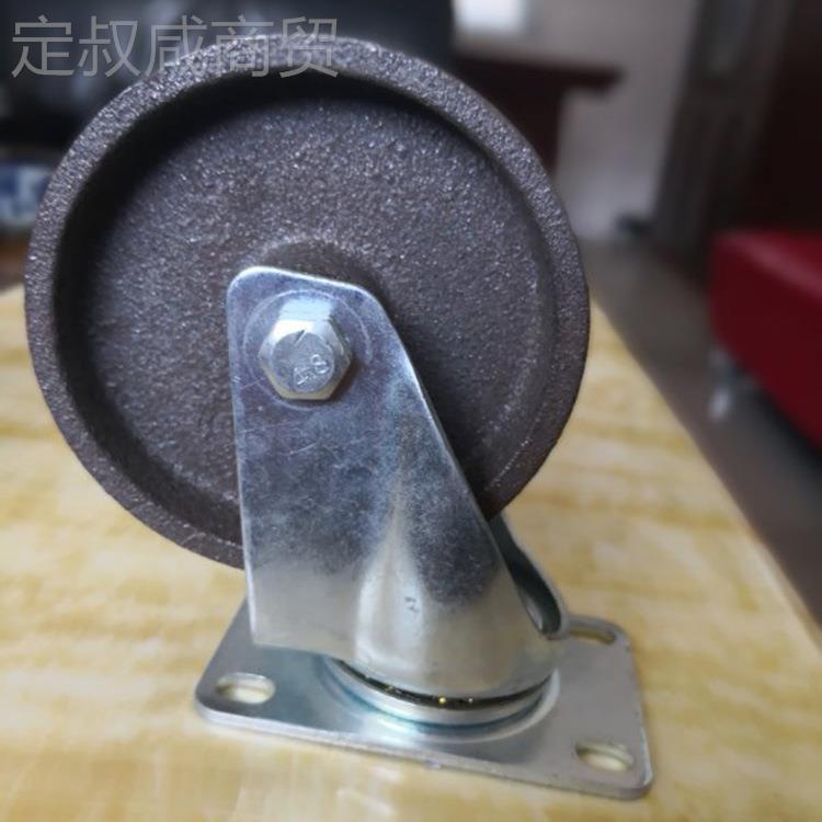 3生铸铁子轮 寸万向全铁 4寸5寸ALB中型全铁轮 铁轮