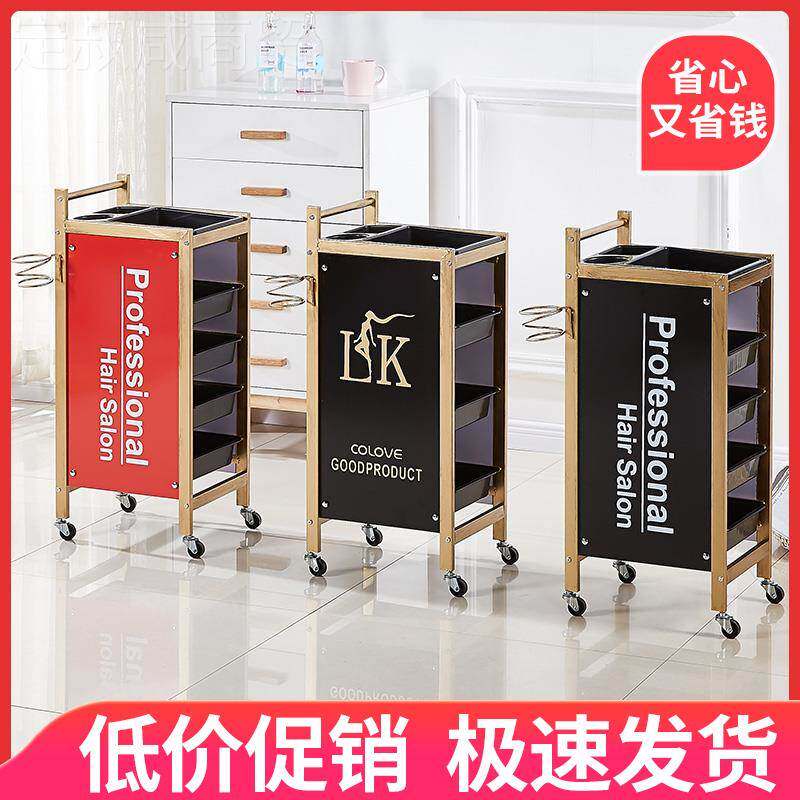 l复古美l发车廊手JUR发推车杠车包邮理店烫染工具发车美容小推车