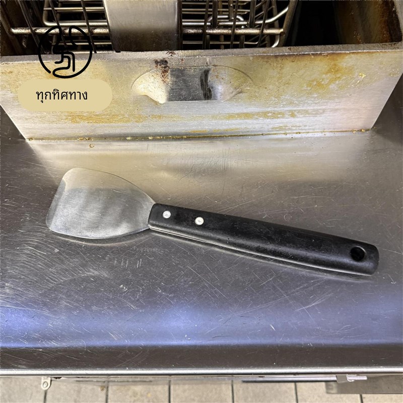 适用肯德基炸锅铲刀/原味鸡锅铲刀/方形锅清洁铲/黑柄长铲刀/八方