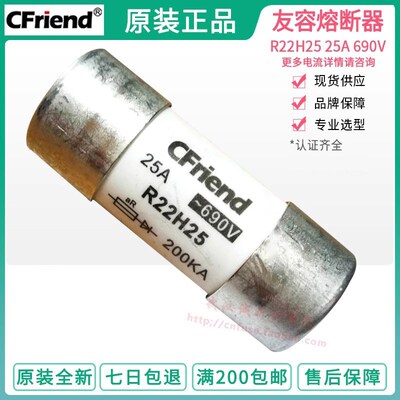 友容Cfriend保险管丝 R22H25 R22H100 R22H80 R22H63 R22H50 125A