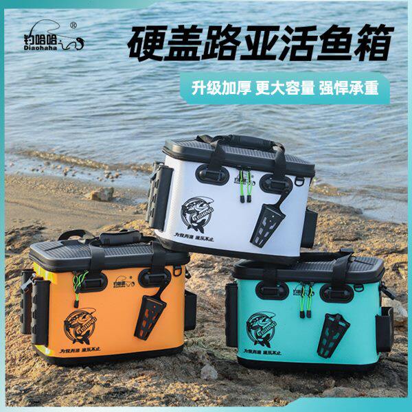 多功能路亚活鱼桶钓箱加厚矶钓桶可成型新型钓鱼桶可插杆一体