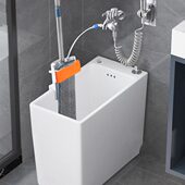 2023新款 拖把池家用阳台拖布池卫生间墩布池极窄拖把盆陶瓷地拖池