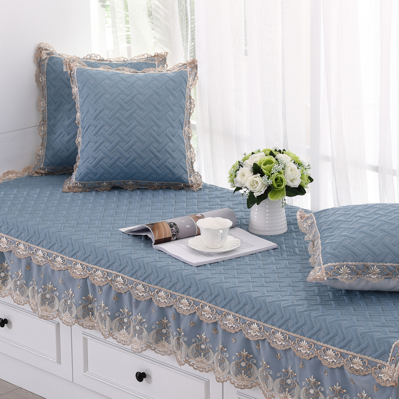 欧式飘窗垫窗台垫定做p卧室阳台垫坐垫榻榻米垫子可机洗飘窗毯装