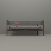 新中式 弧之美沙发1号北美黑胡桃木家具意式 轻奢 时尚 原创设计新款