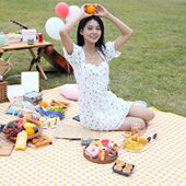户外野餐垫公园郊游便携防水加厚野炊地垫草坪布春游帐篷防潮垫子