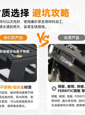 适用三阳4MICA小蚂蚁 金发财摩托车改装滑动尾架后货架尾箱