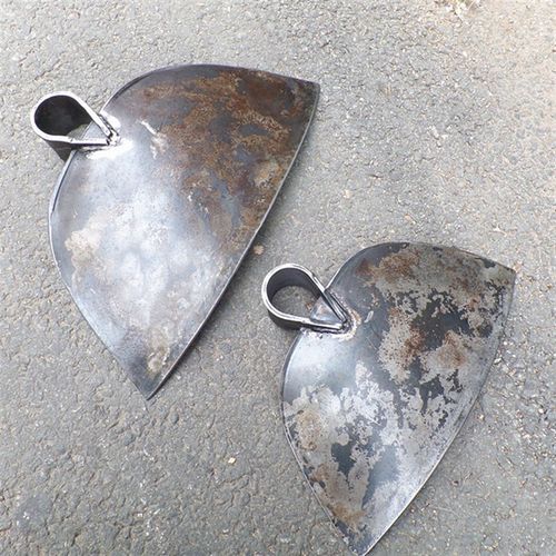 弹簧钢锻打锄头除草钉耙农具种菜种地挖笋信宜锄头铲草锄头扇型锄