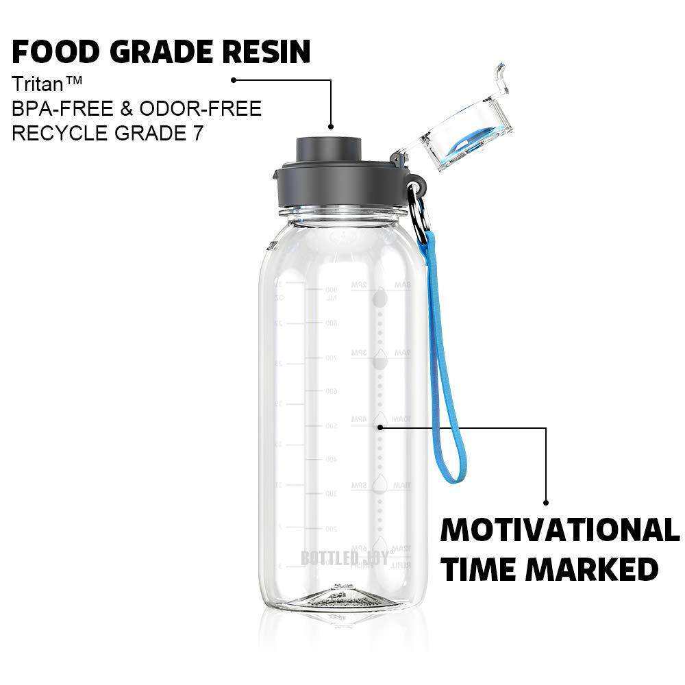 1000ML/32OZ 提手太空瓶BPAFree运动水壶深圳Tritan耐高温水壶