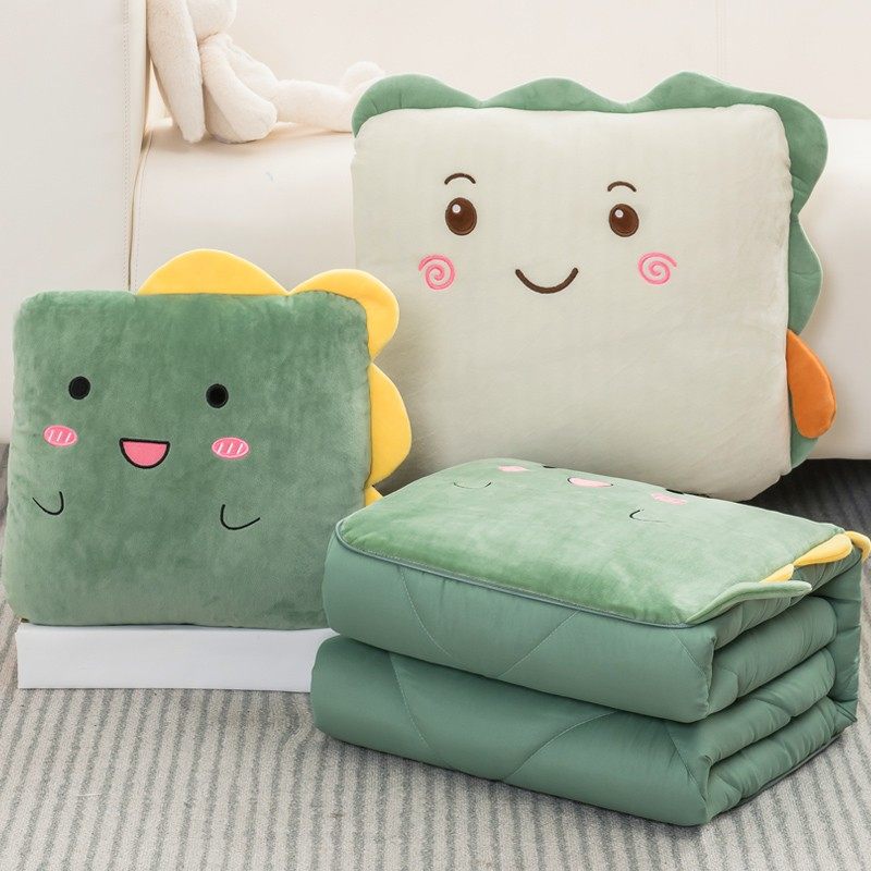 抱枕被子两用二合一四季通用夏季折叠车用枕头办公室午睡毯子靠枕
