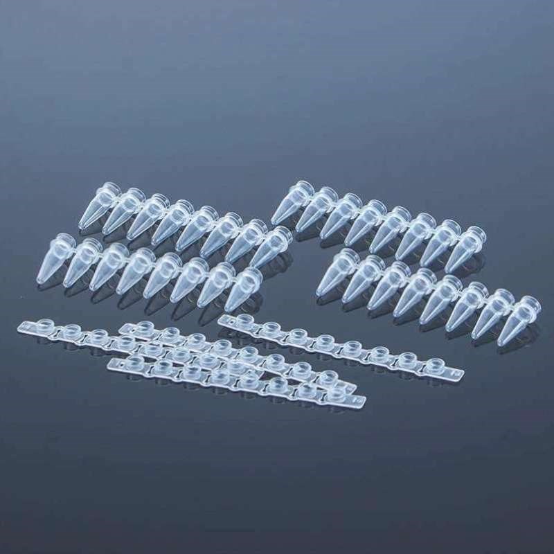 pcr8连管0.1ml 八连管0.2ml单管0.5ml耐高温高压 离心管排管带盖