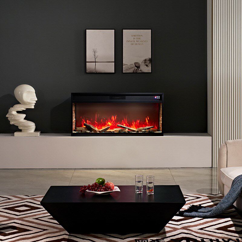 定 制欧式壁炉芯装饰嵌入式电子壁炉仿真火假火焰家用取暖器灯