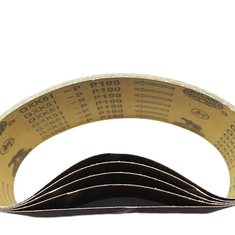 打磨机环形砂带GXK51硬布610锋利耐磨抛光木材塑料板材小五金包邮