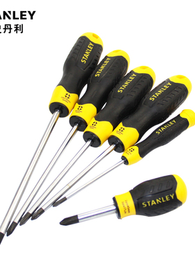 史丹利强力型十字螺丝批螺丝刀带磁性 PH1*100mm STMT67552-8-23