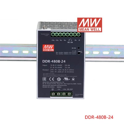 台湾明纬DCDC开关电源DDR-480B/480C/480D 480W转直流12V 24V 48V