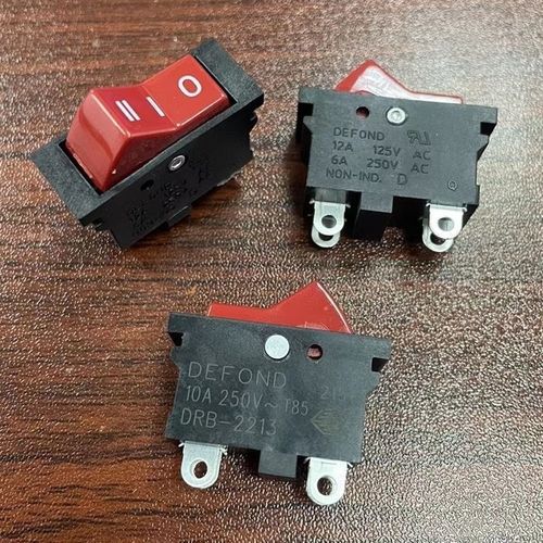 香港DEFOND 风筒开关 翘板开关 切换开关热风枪开关三档 DRB-2213