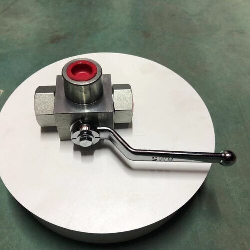 内丝螺纹高压液压二位三通球阀KHB3K-G1/4 3/8 1/2 3/4 G1 G1-1/4