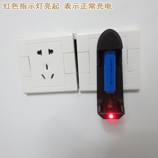 华上激光器用含充电电池电池盒800mAh3.7V14500锂电池充电器套装