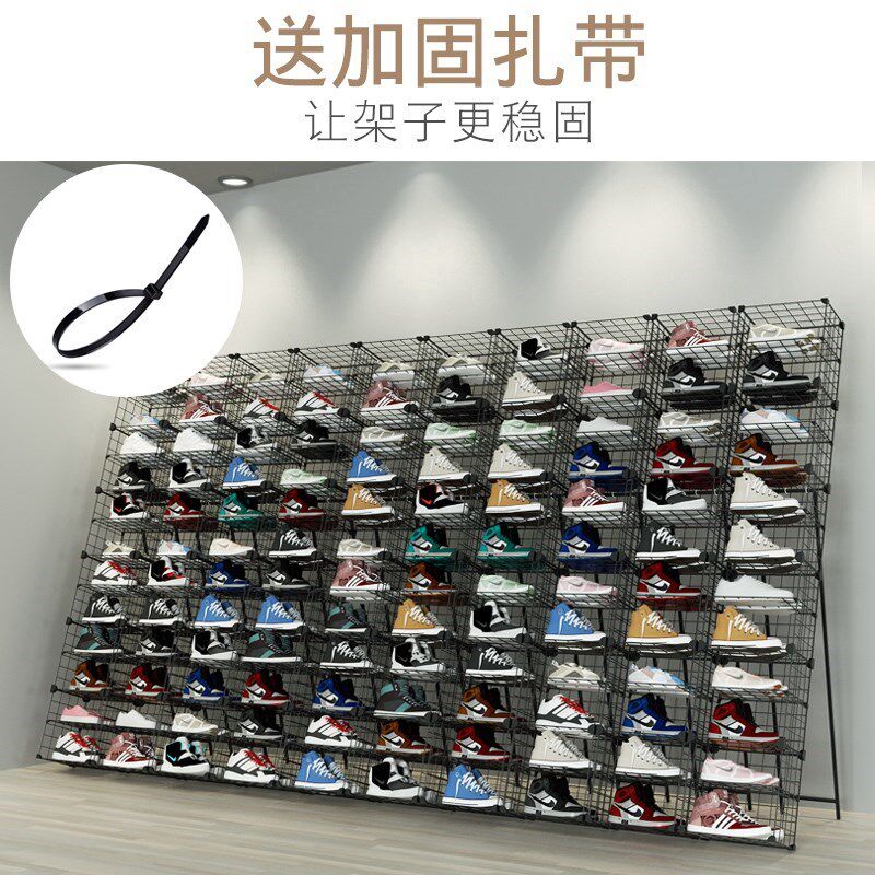 网红摆摊神器鞋货架夜q市商用折叠地摊鞋店运动鞋鞋架卖鞋子展示