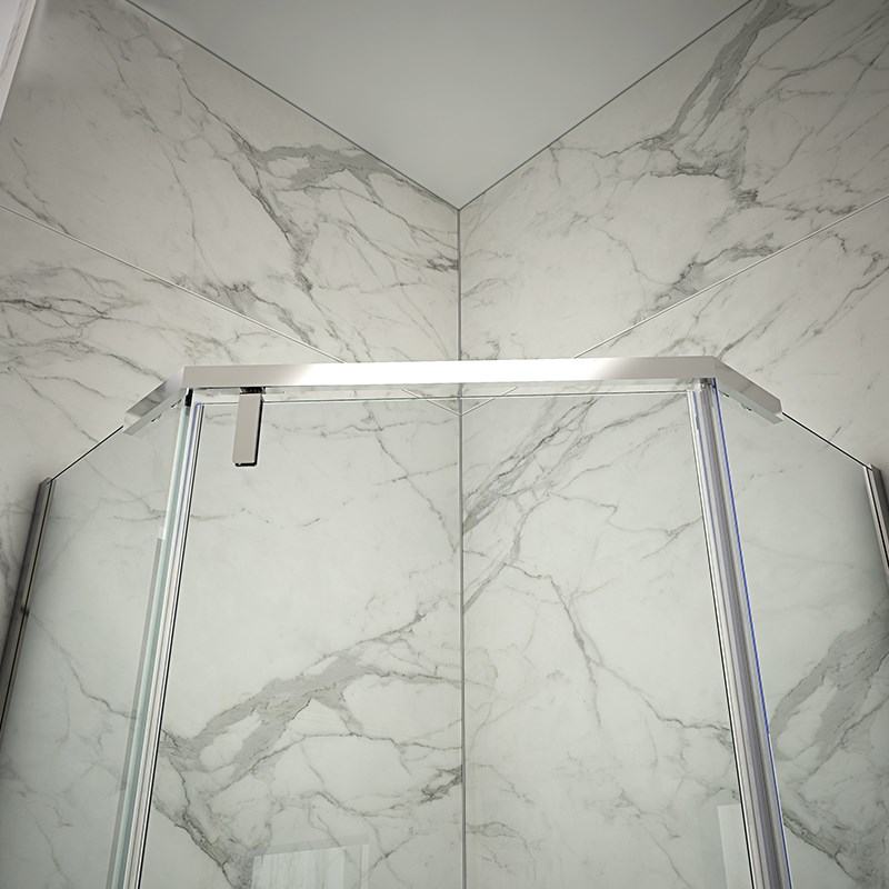 砖石型淋浴间玻璃门洗澡间简易平开门洗澡房一体式家用淋浴房干湿