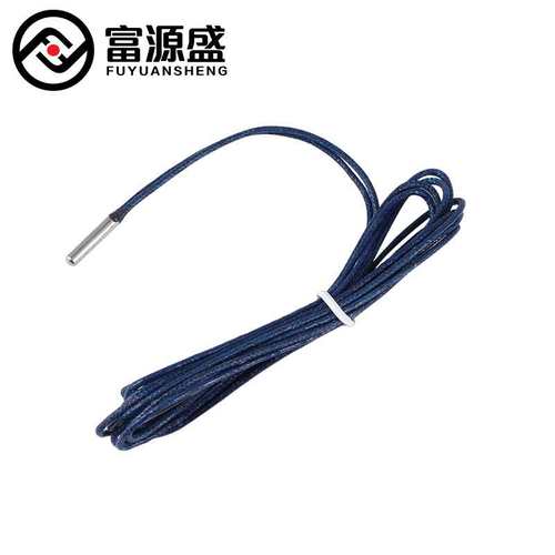 3D打印机配件 PT100-550BW  铂电阻防水 E3D v6 火山加热块 1M