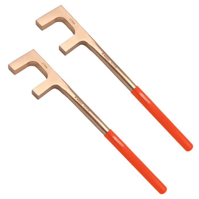 WEDO维度防爆工具无火花防爆方头F型扳手 防爆铍青铜F扳手BE174