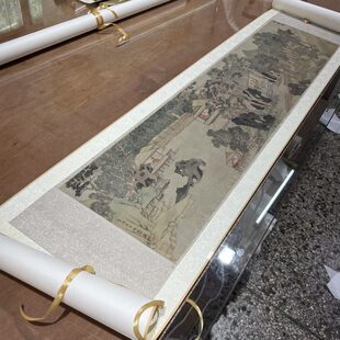 明 文徵明 东园图名家山水画国画高清微喷复制装饰画临摹学习装裱