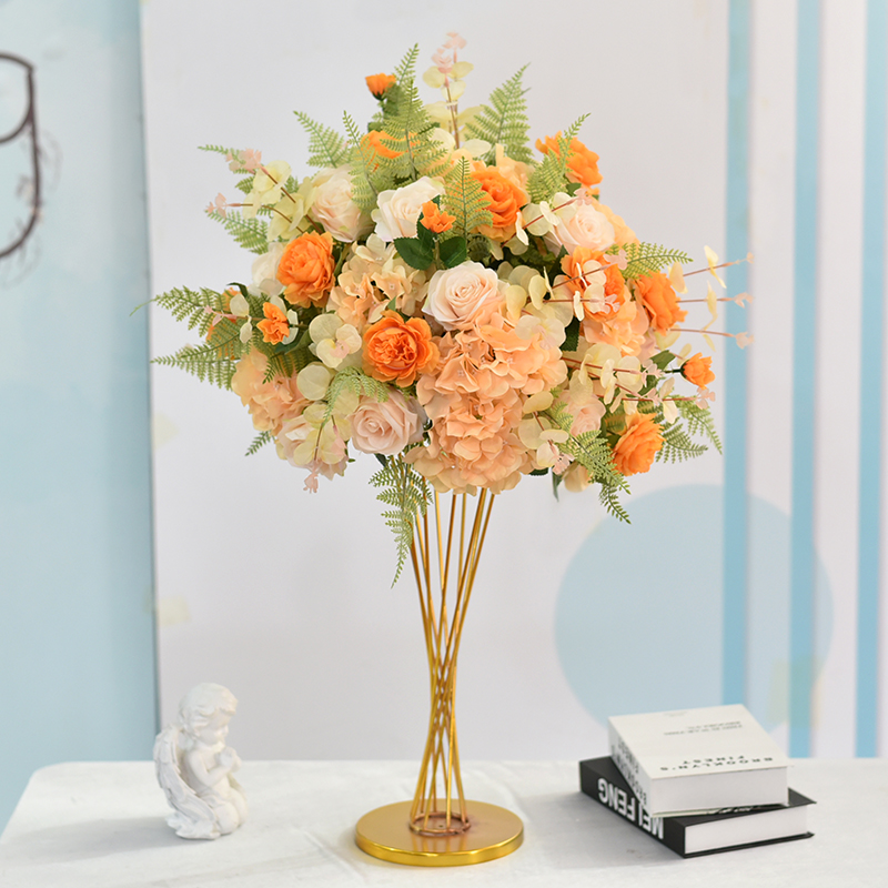 婚庆仿真花器道具铁艺桌花婚礼装饰路引商场橱窗迎宾酒吧KTV摆件