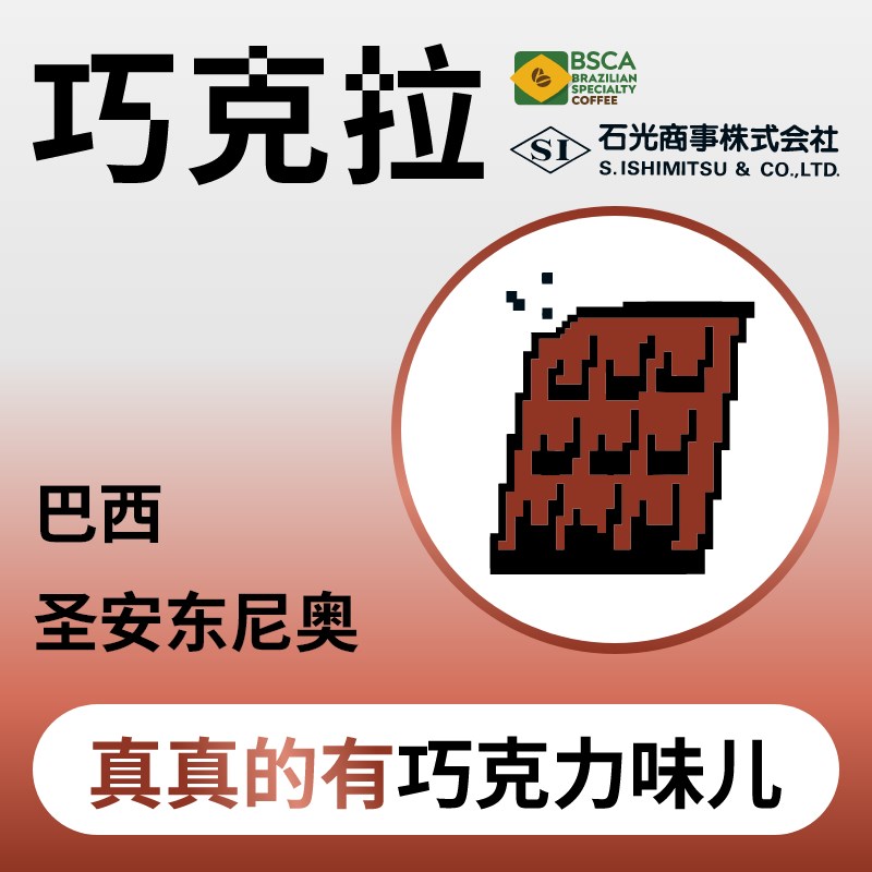 8bit捌比特巴西巧克拉圣安东尼奥巧克拉美式精品日晒咖啡豆250g