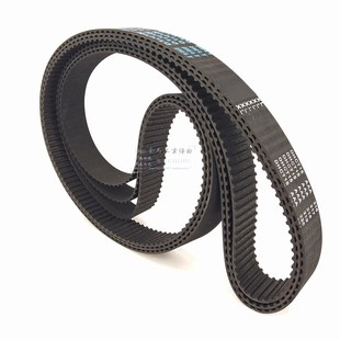 梯形橡胶同步带828XL 加厚彩胶海绵414双面齿形传送工业皮带DA
