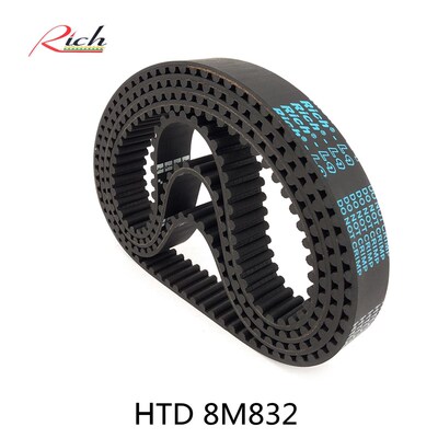 橡胶同步带HTD 8M832STS RPP YU104双面齿形带DA DB加海绵彩胶
