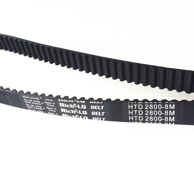 橡胶同步带HTD 8M2800STS RPP YU350双面齿形带DA DB加海绵彩胶