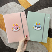 新款 档案册 龙宝宝孕妇孕检报告单收纳册a4a5绑带折叠资料册可携式