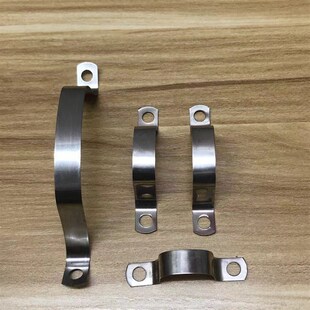 不锈钢半边码 管箍 110半圆型卡子不锈钢半边码水管4分6分1寸管卡