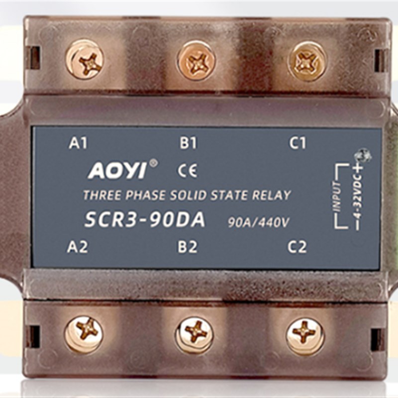 AOYI奥仪SSR3/SCR3-60DA90DA75DA/120DA三相增强型普通固态继电器