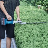 藤原电动绿篱机园林剪茶叶修剪机充电式 家用修花剪草机割草机