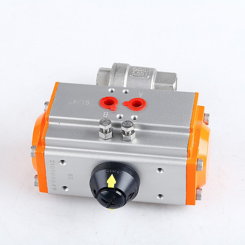 气动内丝球阀304不锈钢气动内螺纹内牙2pc二片式两片式球阀4分1寸