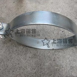 140 强力扁铁抱箍89 110 220mm 168 两片式 加宽加厚半圆卡箍 管卡